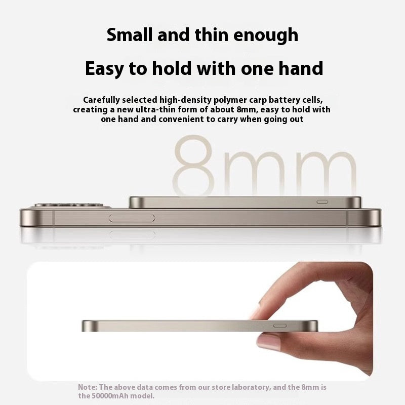 FrostVolt Magnetic Wireless Power Bank – Slim Fast Charging Portable Charger