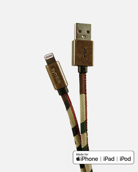 Fifth & Ninth Camo Charging Cable – 3FT Durable Lightning & Micro USB
