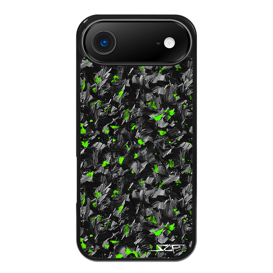 iPhone | Green Flake Real Forged Carbon Fiber Phone Case | CLASSIC Series